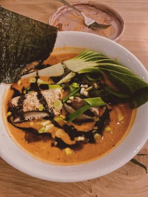 Spicy ramen  at YASAI in Warsaw