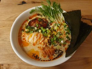 Kimchi ramen at YASAI in Warsaw