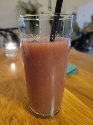 Cinnamon drink at YASAI in Warsaw