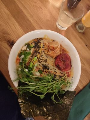 kimchi ramen🩷 at YASAI in Warsaw