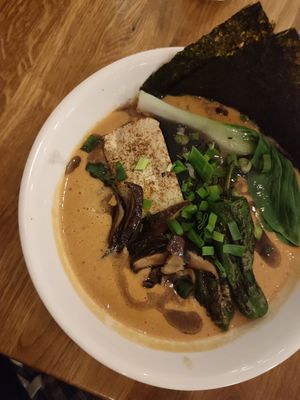 spicy miso ramen (not that spicy) at YASAI in Warsaw