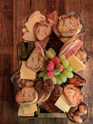 Vegan platter for two at Nott in Edinburgh