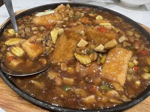 Sizzling tofu hot plate 👍🏻  at Voila in Kuala Lumpur