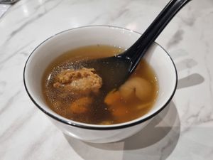 Freebie starter soup. at Voila in Kuala Lumpur