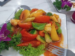 Fish sweet and sour at Voila in Kuala Lumpur