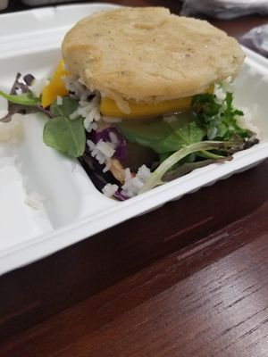 Surf and turf burger at The Water Bar in Geneva