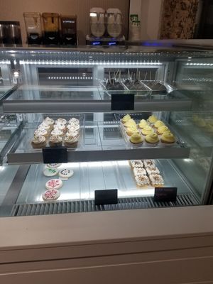 Baked goods at The Water Bar in Geneva