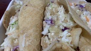 Chkn waffle taco!   at The Water Bar in Geneva