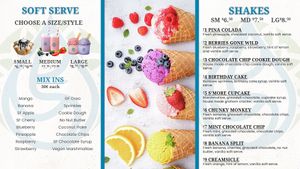 SPRING

Soft Serve & Shake Menu at The Water Bar in Geneva