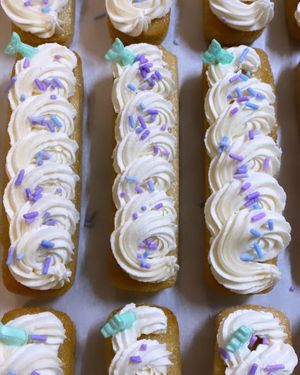 Lemon Lavender "skinny" donuts. at The Water Bar in Geneva