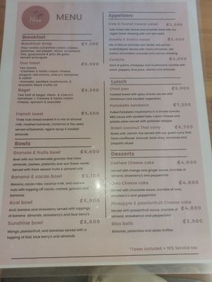  at Flora Vegan Cafe in Tamarindo