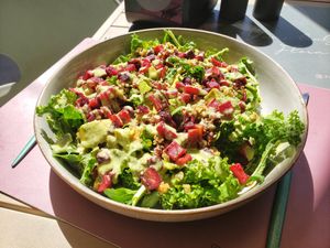 Superfood salad at Flora Vegan Cafe in Tamarindo