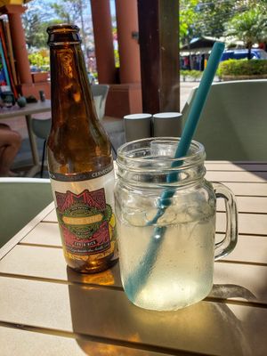 Ginger Beer at Flora Vegan Cafe in Tamarindo