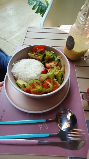 Curry at Flora Vegan Cafe in Tamarindo