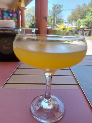 Mimosa at Flora Vegan Cafe in Tamarindo