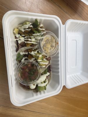 Tico Tacos  at Flora Vegan Cafe in Tamarindo