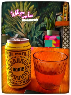 Artisanal beer 🍺 at Flora Vegan Cafe in Tamarindo