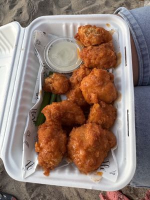 Cauli wings   at Flora Vegan Cafe in Tamarindo
