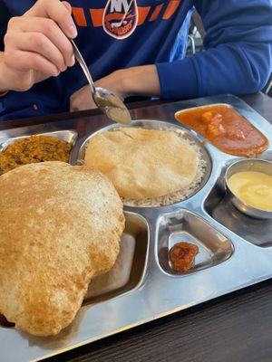 Vegetarian Thali  at Udupi Krishna in London