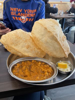 CHANA BHATURA.  at Udupi Krishna in London