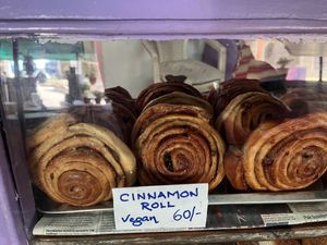 Cinnamon rolls   at Old German Bakery in Dharamshala