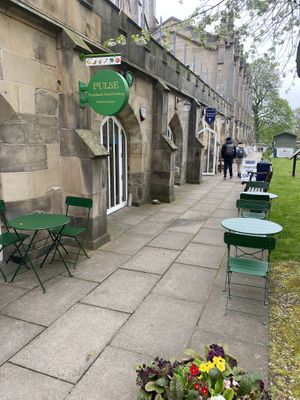 Outside   at Pulse in Edinburgh