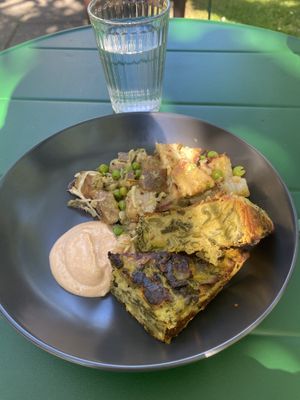 Savory Traybake- delicious   at Pulse in Edinburgh