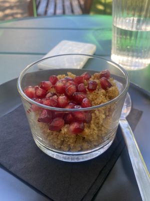 Cardamom Semolina Dessert  at Pulse in Edinburgh