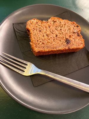 Gorgeous light/fluffy cake at Pulse in Edinburgh