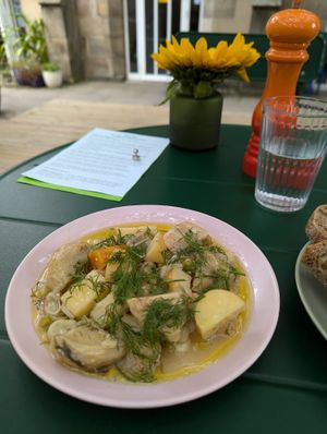 Artichoke salad at Pulse in Edinburgh