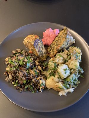 Savoury Traybake  at Pulse in Edinburgh