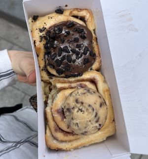  Oreo and Cookie Dough Roll   at Cinnamood in Dusseldorf