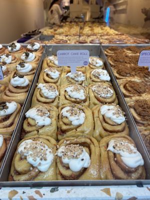 Carrot cake roll   at Cinnamood in Dusseldorf