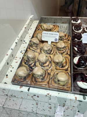 Cookie dough roll  at Cinnamood in Dusseldorf