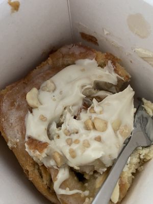 White chocolate macadamia (I couldn't wait!)  at Cinnamood in Dusseldorf