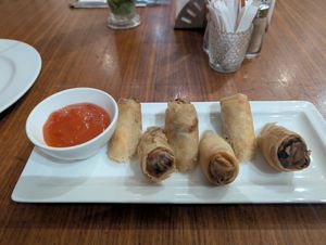Spring rolls at Urban Eatery in Nairobi