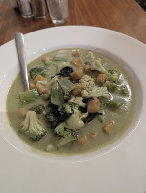 Green curry at Urban Eatery in Nairobi