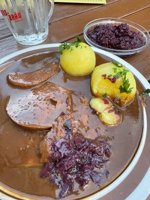 Veganer Sauerbraten   at Manns Bräu Bayreuth in Bayreuth