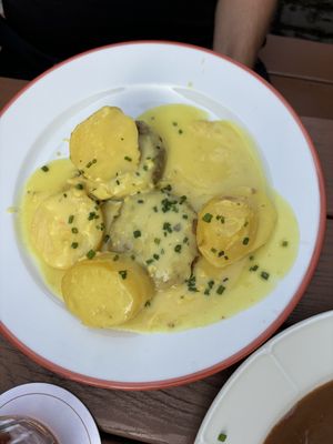 Frikadellen in Senfsauce   at Manns Bräu Bayreuth in Bayreuth