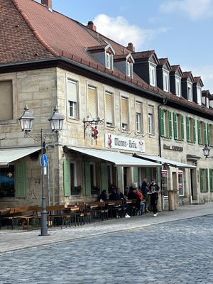 From outside   at Manns Bräu Bayreuth in Bayreuth