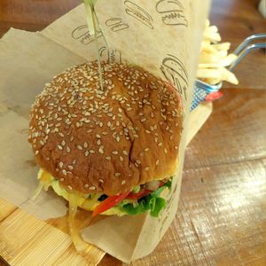 (NO LONGER AVAILABLE) Vegan hamburger. at Burger Grill 351 in Funchal