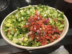 #lettuce #guacamole #cornsalad #picodegallo   at Guac Time in Hicksville