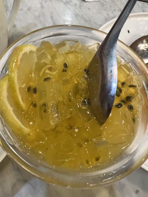 Passion fruit aiyu jelly  at Tea Garden - AEON Bukit Indah in Johor Bahru