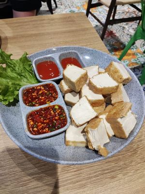 Tofu starter at Namaste Vegetarian in Phuket