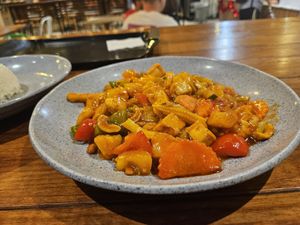 Sweet and sour tofu at Namaste Vegetarian in Phuket