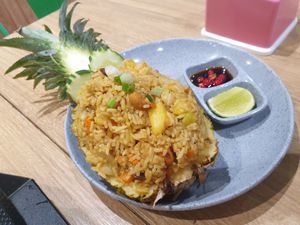 Pineapple fried rice - 8/10, some nice spices flavouring the dish, good food at Namaste Vegetarian in Phuket