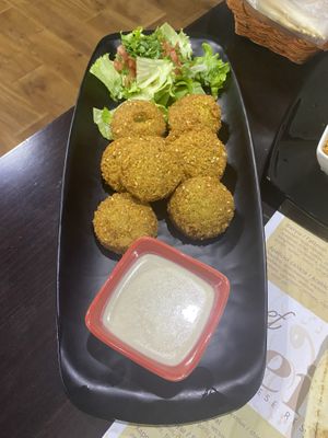 Falafels with thahinni   at Chef Leila in Sofia