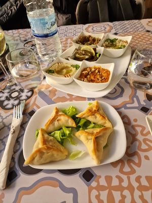 Plenty of food options at Chef Leila in Sofia