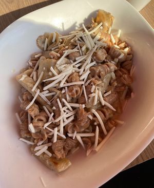 + vegan cheese topping!  at Vapiano - Ramblas in Barcelona