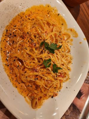 Pasta Rose at Vapiano - Ramblas in Barcelona